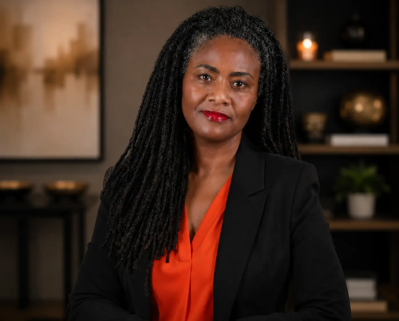 Confident professional authority portrait for Phoenix Photography Nashville